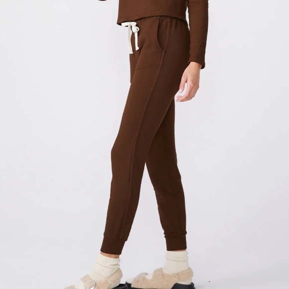 NWT MONROW SUPERSOFT FLEECE GIRLFRIEND SWEATPANTS - Picture 1 of 7